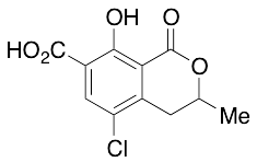 7-Carboxy-5-chloro-8-hydroxy-3,4-dihydro-3-methylisocoumarin