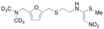 N,N-Dimethyl-5-[[[2-[[1-(methylthio)-2-nitroethenyl]amino]ethyl]thio]methyl]-2-furanmethanamine-d6