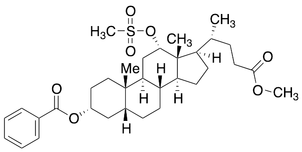 (3a,5b,12a)-3-(Benzoyloxy)-12-[(methylsulfonyl)oxy]-cholan-24-oic Acid Methyl Ester