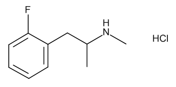 2-Fluoromethamphetamine (hydrochloride) [A crystalline solid]