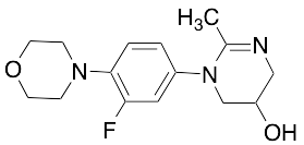 1-(3-Fluoro-4-morpholinophenyl)-2-methyl-1,4,5,6-tetrahydropyrimidin-5-ol