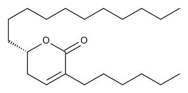 (S)-3-Hexyl-5,6-dihydro-6-undecyl-2H-pyran-2-one - CAS No. 130676-64-1 (S)-3-Hexyl-5,6-dihydro-6-undecyl-2H-pyran-2-one