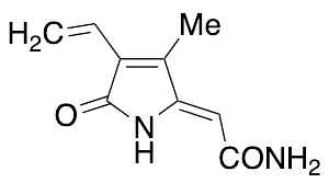 (2Z)​-2-​(4-Ethenyl-​1,​5-​dihydro-​3-​methyl-​5-​oxo-​2H-​pyrrol-​2-​ylidene)​acetamide