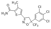 3-Methyl-5-(5-(3,4,5-trichlorophenyl)-5-(trifluoromethyl)-4,5-dihydroisoxazol-3-yl)thiophene-2-carboxamide