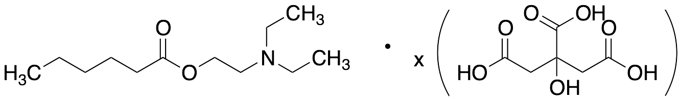 2-Diethylaminoethyl Hexanoate Citrate Salt