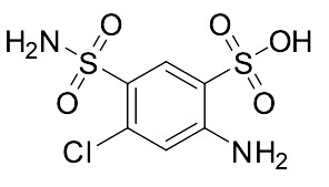2-Amino-4-chloro-5-sulfamoylbenzenesulfonic Acid