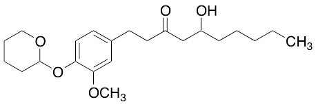 5-Hydroxy-1-(3-methoxy-4-((tetrahydro-2H-pyran-2-yl)oxy)phenyl)decan-3-one