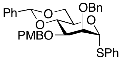 (R)-Phenyl 3-O-[(4-methoxyphenyl)methyl]-2-O-(phenylmethyl)-4,6-O-(phenylmethylene)-1-thio-alpha-D-mannopyranoside