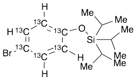 4-Bromophenoxytriisopropylsilane-13C6