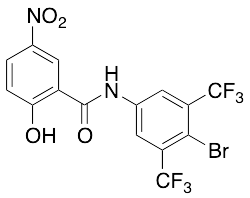 N-[4-Bromo-3,5-(bistrifluoromethyl)phenyl]-2-hydroxy-5-nitrobenzamide
