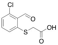 2-((3-Chloro-2-formylphenyl)thio)acetic Acid