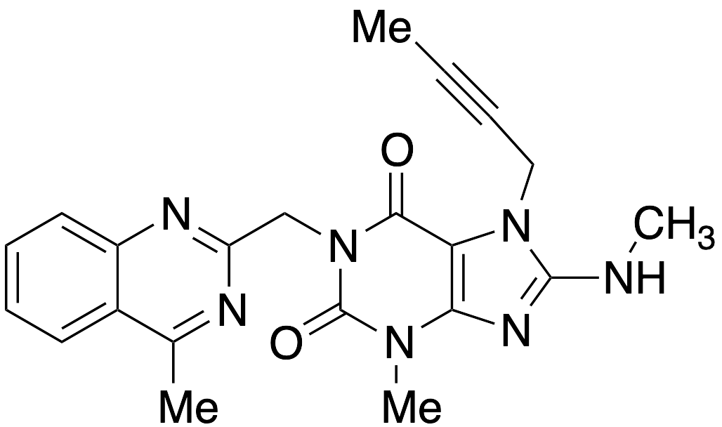 7-(But-2-yn-1-yl)-3-methyl-8-(methylamino)-1-((4-methylquinazolin-2-yl)methyl)-1H-purine-2,6(3H,7H)-dione
