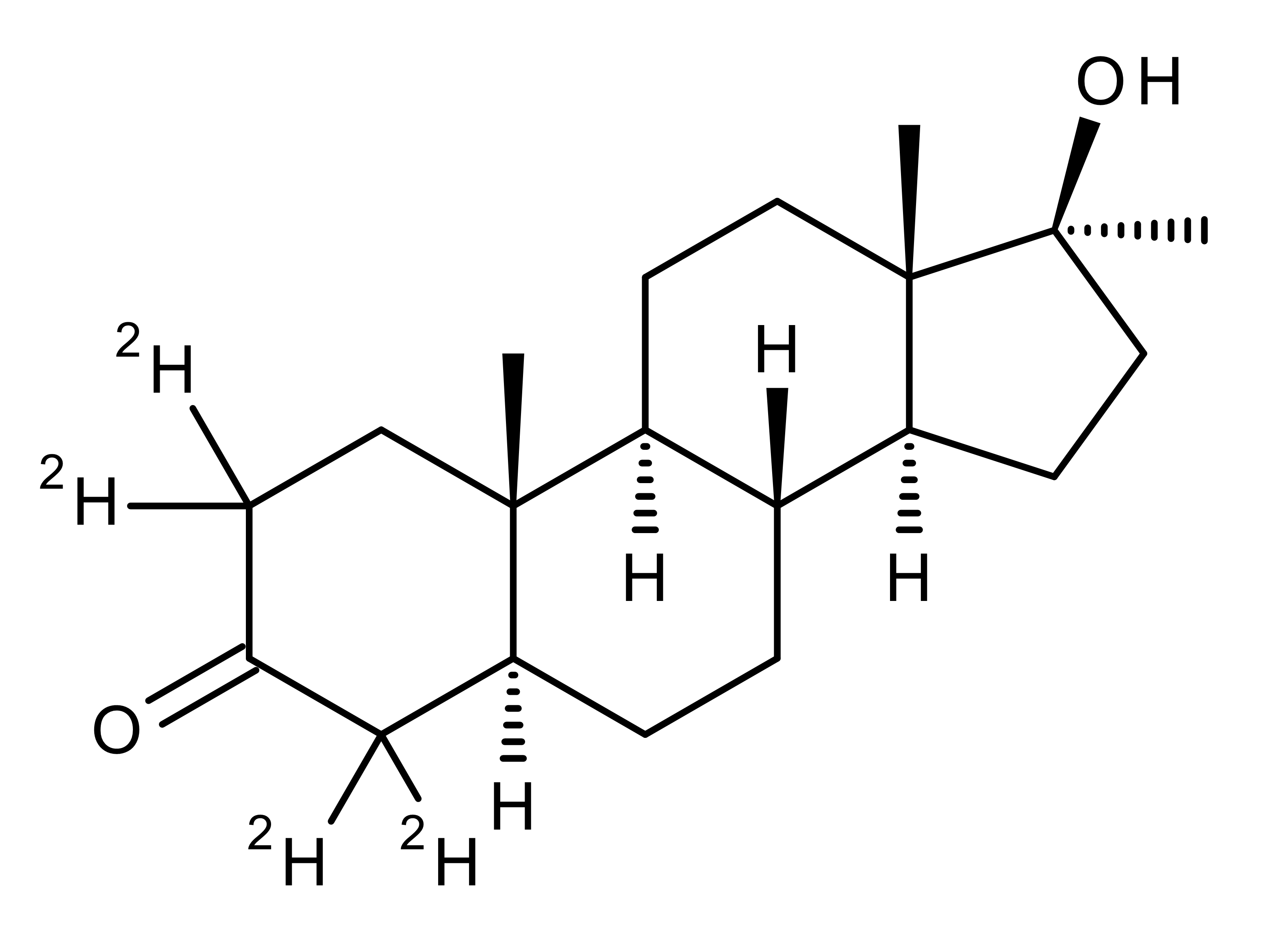 5Alpha-Androstan-17Alpha-methyl-17Beta-ol-3-one-2,2,4,4-d4