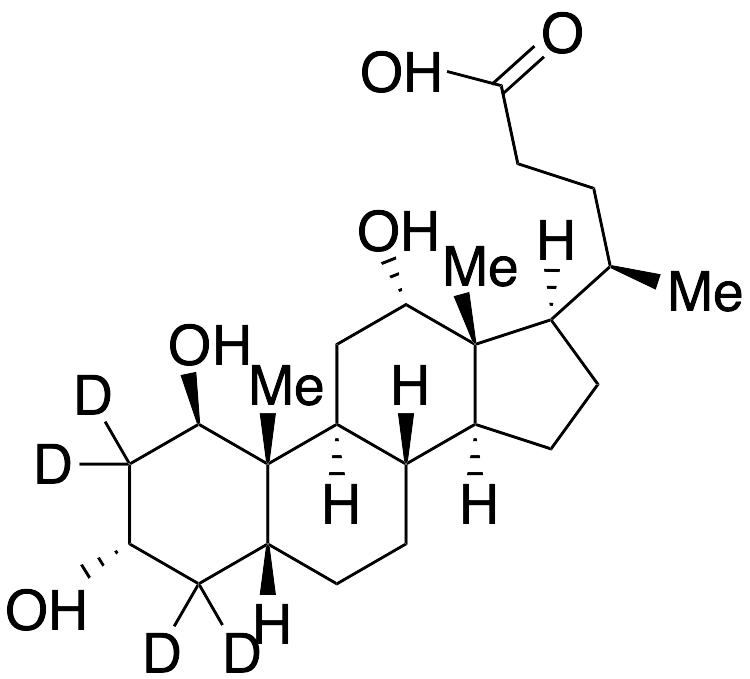 1beta-Hydroxydeoxycholic Acid-d4 (major)