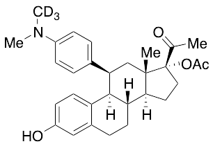 (11beta)-17-(Acetyloxy)-11-[4-(dimethylamino)phenyl]-3-hydroxy-19-norpregna-1,3,5(10)-trien-20-one-d3