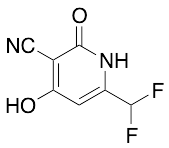 6-(Difluoromethyl)-1,2-dihydro-4-hydroxy-2-oxo-3-pyridinecarbonitrile