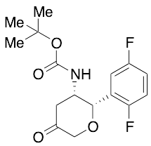 N-​[(2S,​3S)​-​2-​(2,​5-Difluorophenyl)​tetrahydro-​5-​oxo-​2H-​pyran-​3-​yl]​carbamic acid​, 1,​1-Ddimethylethyl Ester