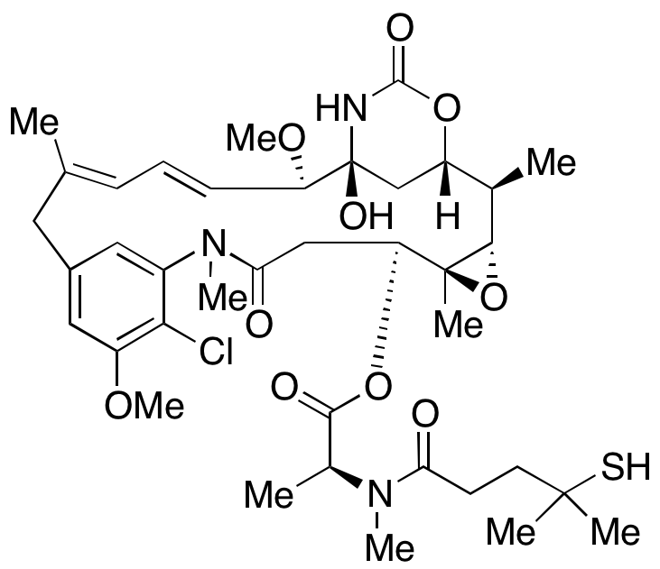 N2'-Deacetyl-N2'-(4-mercapto-4-methyl-1-oxopentyl)-maytansine