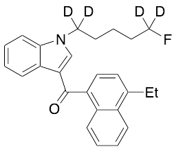 (4-Ethyl-1-naphthalenyl)[1-(5-fluoropentyl)-1H-indol-3-yl]methanone-d4