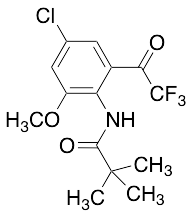 N-(4-Chloro-2-trifluoroacetyl-6-methoxyphenyl)-2,2-dimethylpropanamide