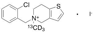 N-Methyl Ticlopidine-13C,D3 Iodide