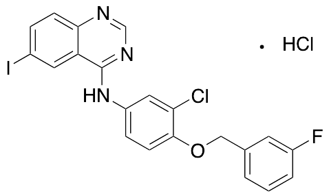N-[3-Chloro-4-[(3-fluorobenzyl)oxy]phenyl]-6-iodoquinazolin-4-amine Hydrochloride