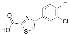 4-(3-Chloro-4-fluorophenyl)-2-thiazolecarboxylic Acid