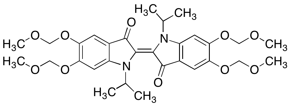 5,5',6,6'-Tetrakis(methoxymethoxy)-indigotin N,N'-Diisopropyl