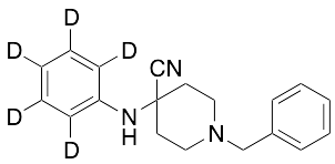 4-(Phenylamino)-1-benzyl-4-piperidinecarbonitrile-d5