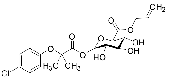 Clofibric Acid Acyl-allyl-beta-D-glucuronide