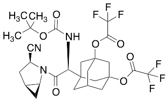 N-Boc Hydroxy Saxagliptin Bis(2,2,2-trifluoroacetate)