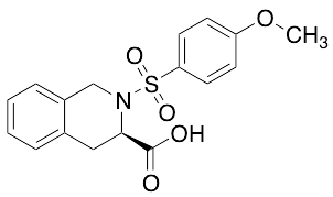 (3R)-1,2,3,4-Tetrahydro-2-[(4-methoxyphenyl)sulfonyl]-3-isoquinolinecarboxylic Acid
