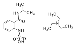 (2-(Isopropylcarbamoyl)phenyl)sulfamic acid Trietylamine Salt