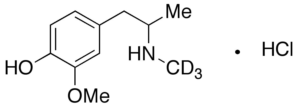 4-Hydroxy-3-methoxy Methamphetamine-d3 Hydrochloride