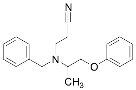 3-(Benzyl(1-phenoxypropan-2-yl)amino)propanenitrile