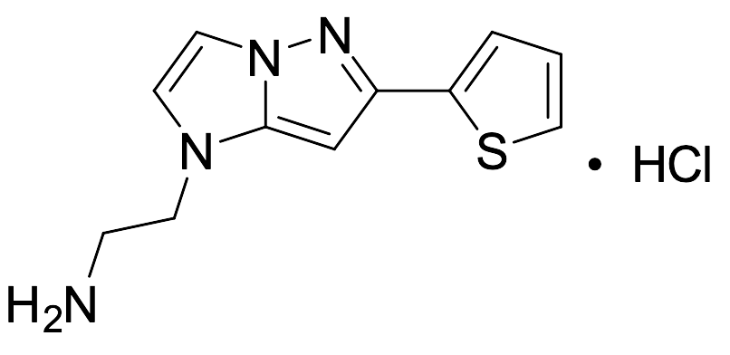 2-(6-(Thiophen-2-yl)-1h-imidazo[1,2-b]pyrazol-1-yl)ethan-1-amine Hydrochloride