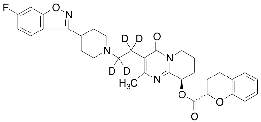 (S)-(R)-9-Hydroxy Risperidone-(O-chroman-2-carboxylate)-d4