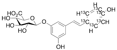 trans-Resveratrol-13C6 3-O-beta-D-Glucuronide