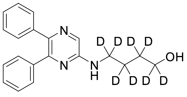 4-((5,6-Diphenylpyrazin-2-yl)amino)butan-1-ol-D₈