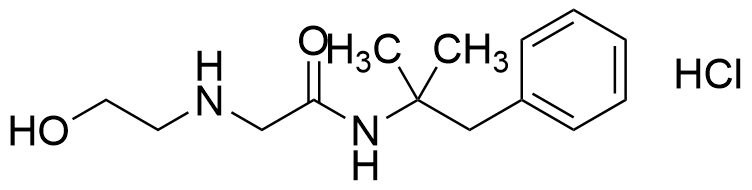 N-(1,1-Dimethyl-2-phenylethyl)-2-[(2-hydroxyethyl)amino]acetamide Hydrochloride