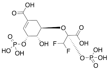 3R,4S,5R)-5-[(1R)-1-carboxy-2,2-difluoro-1-(phosphonooxy)ethoxy]-4-hydroxy-3-(phosphonooxy)-1-cyclohexene-1-carboxylic Acid