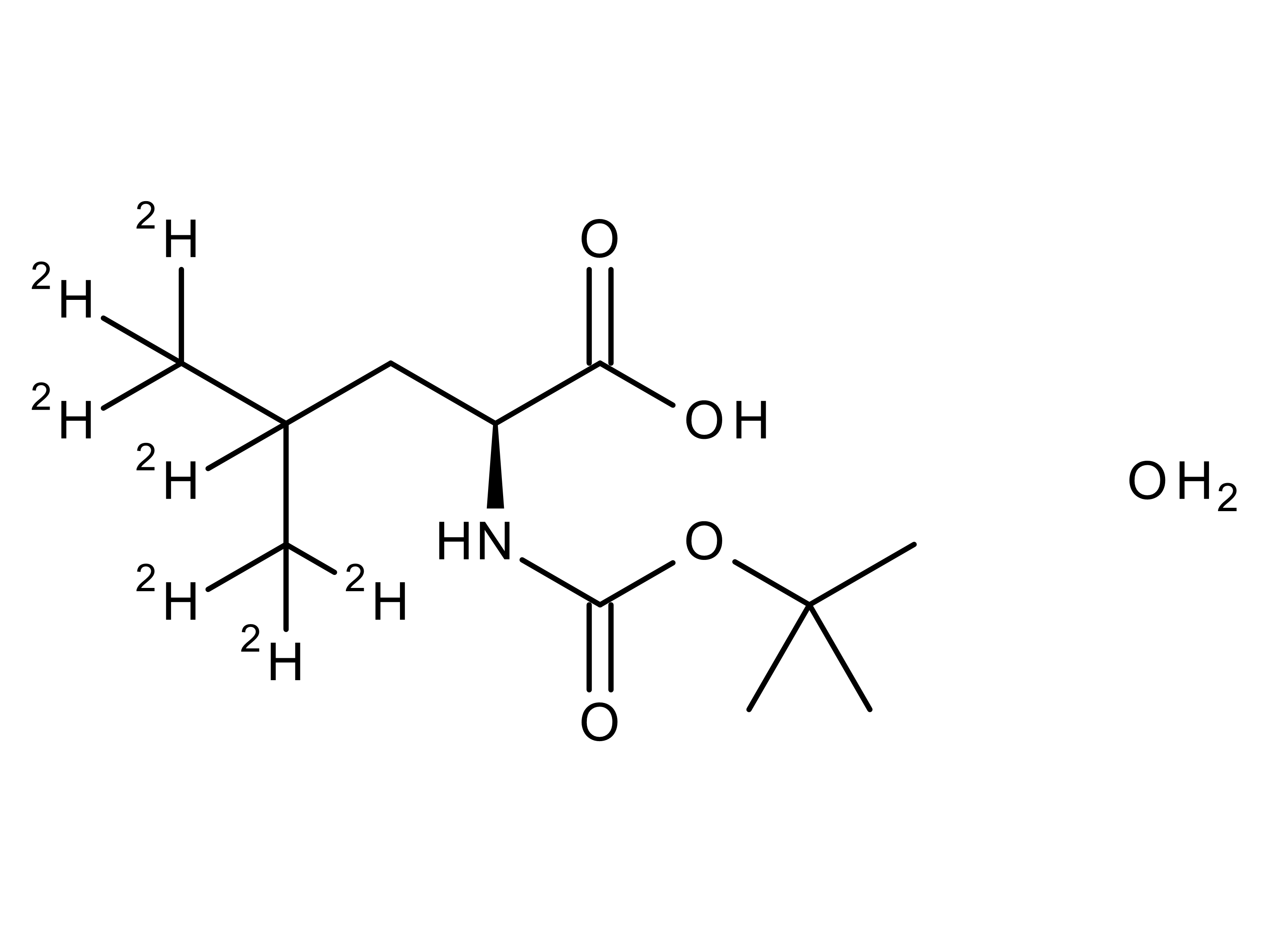 L-Leucine-d7-N-t-BOC H2O (iso-propyl-d7)