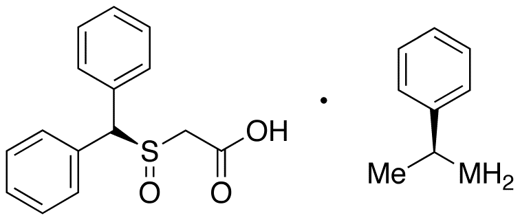 (R)-Modafinil Carboxylate (S)-Alpha-Methylbenzenemethanamine Salt