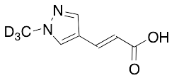 (2E)-3-(1-Methyl-1H-pyrazol-4-yl)-2-propenoic Acid-d3