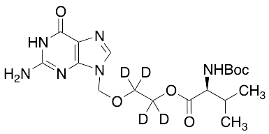 N-t-Boc-valacyclovir-d4