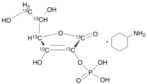 L-Ascorbic Acid 2-(Dihydrogen Phosphate) Cyclohexanamine-13C6