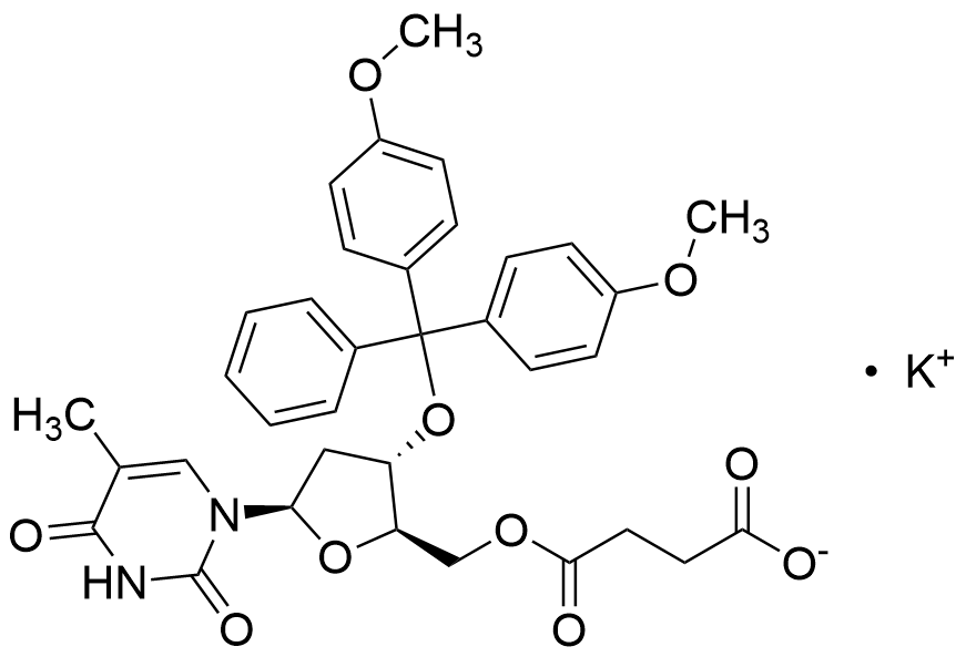 5’-O-(Hemisuccinate)-3'-O-Dimethoxytrityl-thymidine Potassium