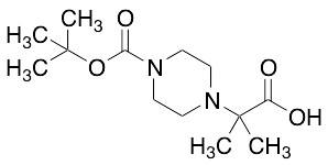 2-{4-[(tert-Butoxy)carbonyl]piperazin-1-yl}-2-methylpropanoic Acid