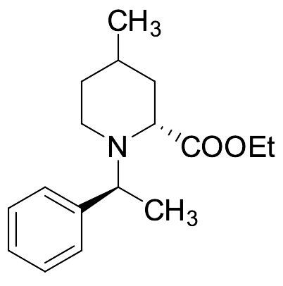 Ethyl (2R)-4-Methyl-1-((S)-1-phenylethyl)piperidine-2-carboxylate