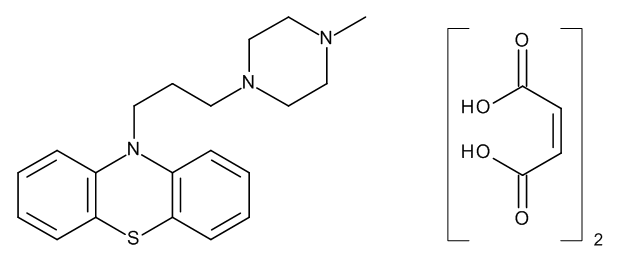 Perazine Dimaleate 1.0 mg/ml in Dimethyl Sulfoxide (as free base) - CAS No. 14516-56-4 Perazine Dimaleate 1.0 mg/ml in Dimethyl Sulfoxide (as free base)